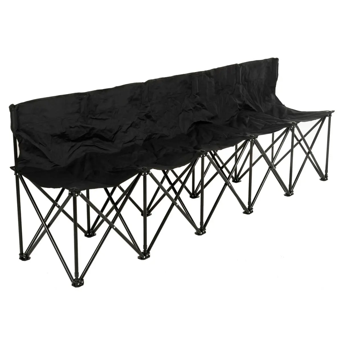 Azuma 5 Seat Folding Bench Sports Team Subs Camping Football 2
