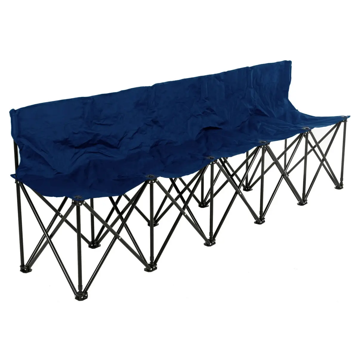 Azuma 5 Seat Folding Bench Sports Team Subs Camping Football 2