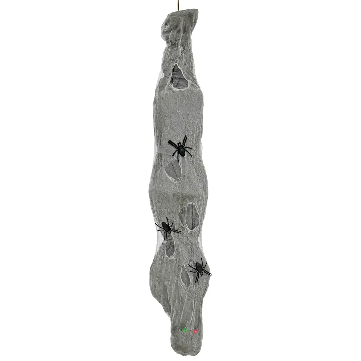 5Ft Hanging Corpse Mummy Light Up Eyes Cocoon Decoration 1