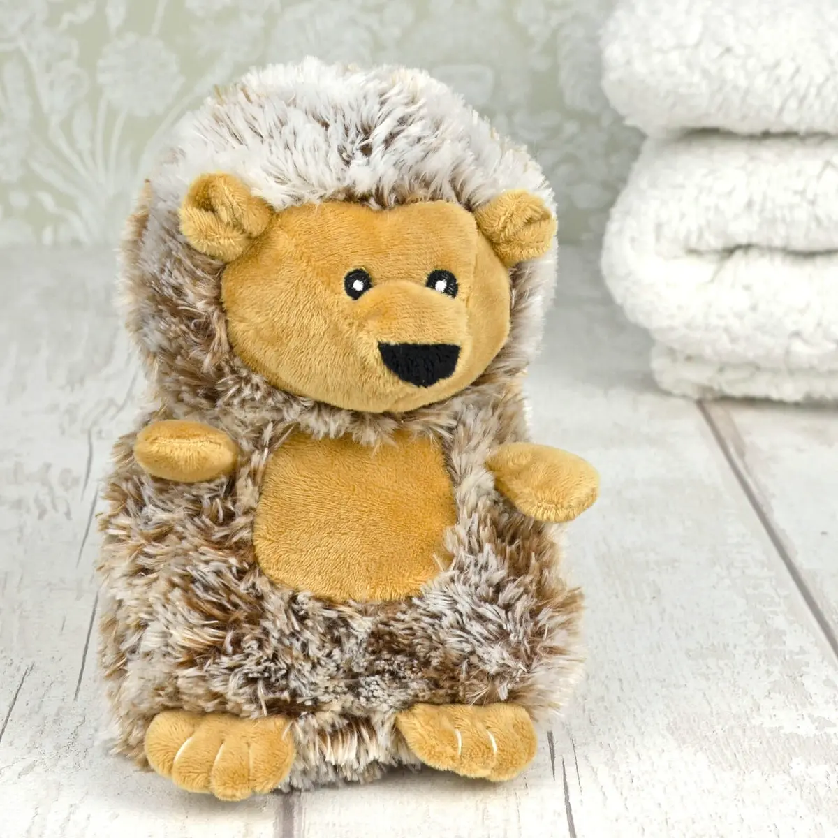 Hedgehog Heat Pack Microwave Cosy Thermotherapy Fleece Cover 19Cm 1