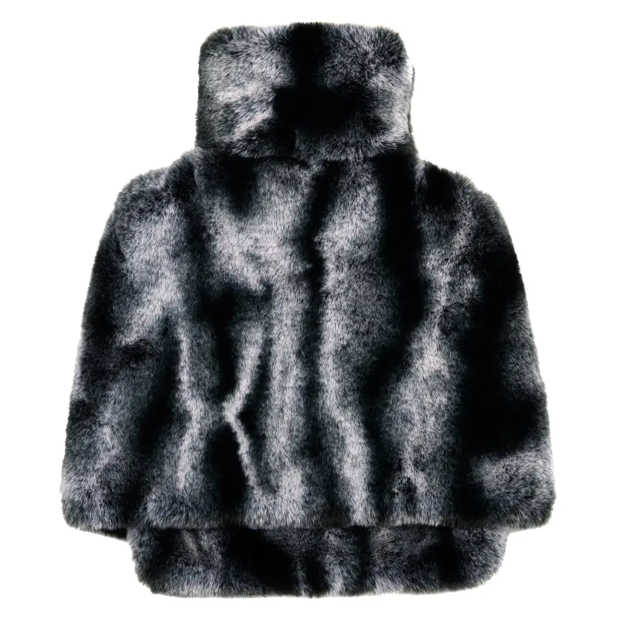 Foot Warmer Slipper Hot Water Bottle Grey Faux Fur Animal Print 1