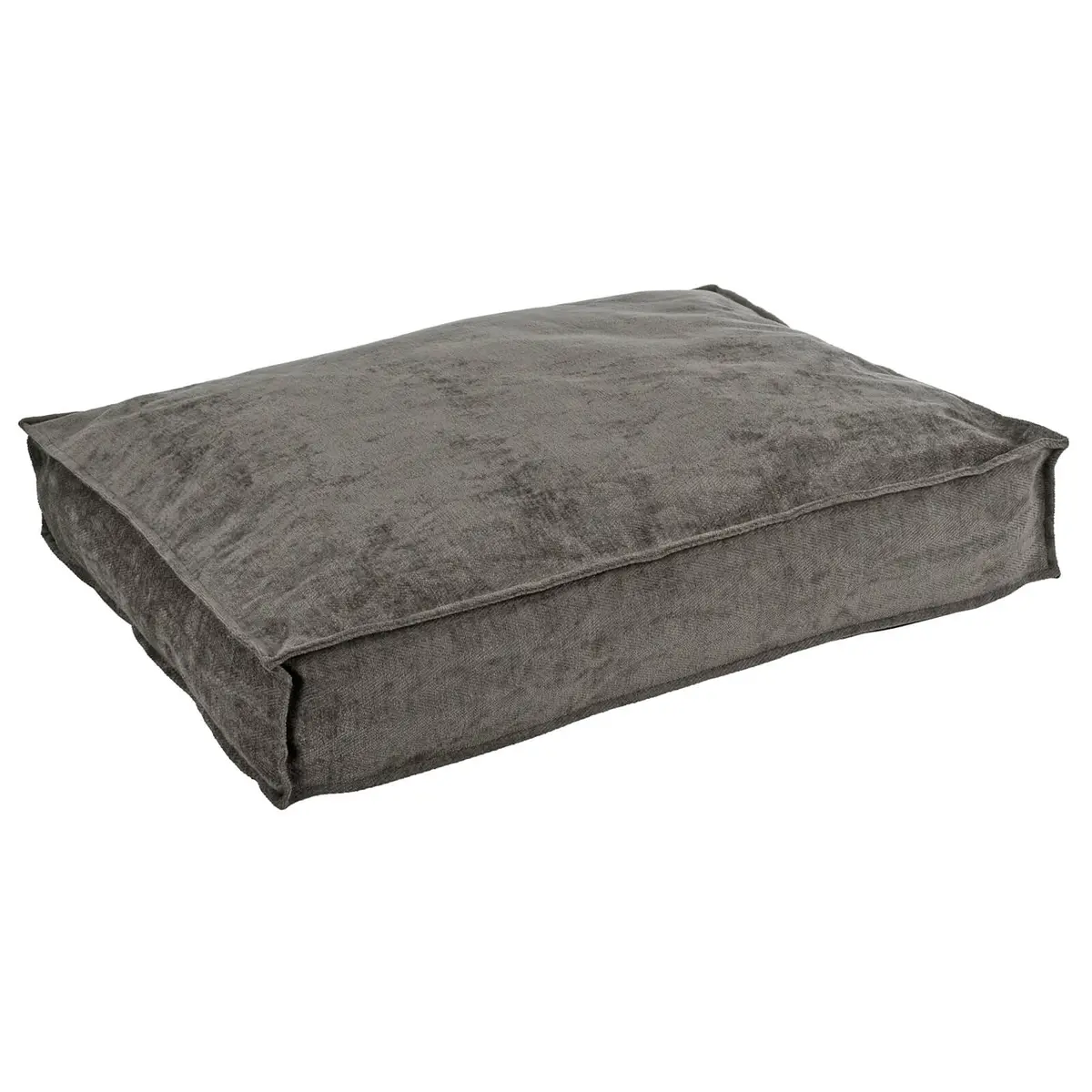 Luxury Pet Bed Dog Mattress Soft Fill Grey Chenille Fabric 1