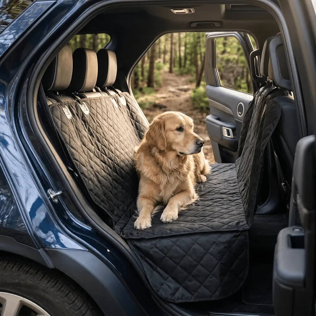 Highland Pet Back Seat Protector Cover Dog Water Resistant Heavy Duty 1