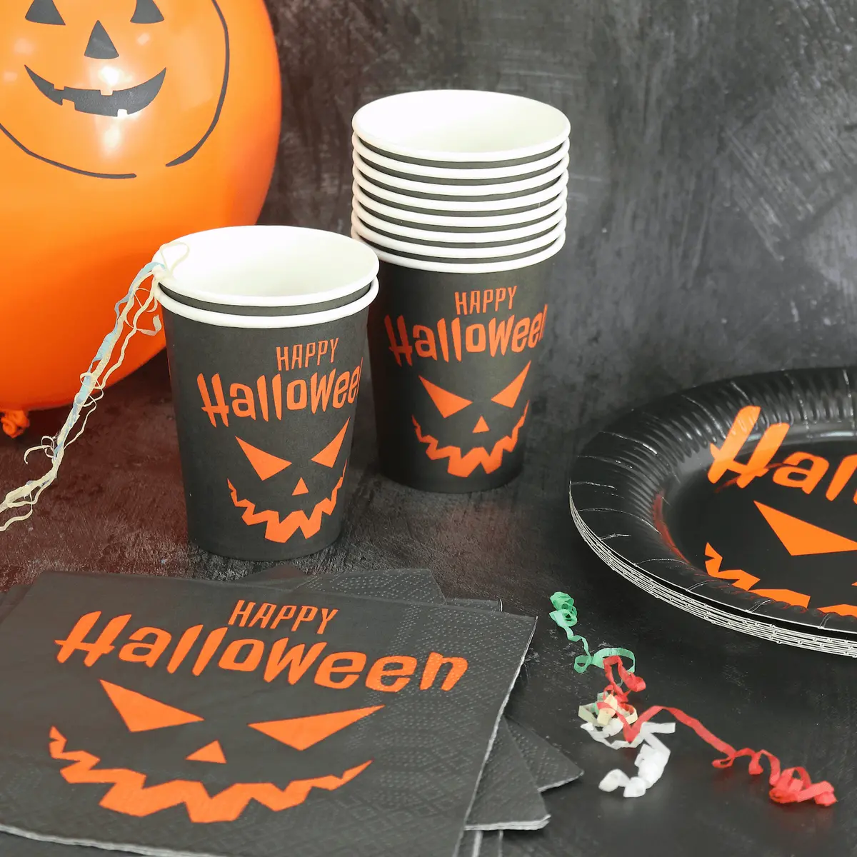 Bulk Packs Of Halloween Party Table Accessories Cups Plates Napkins 1