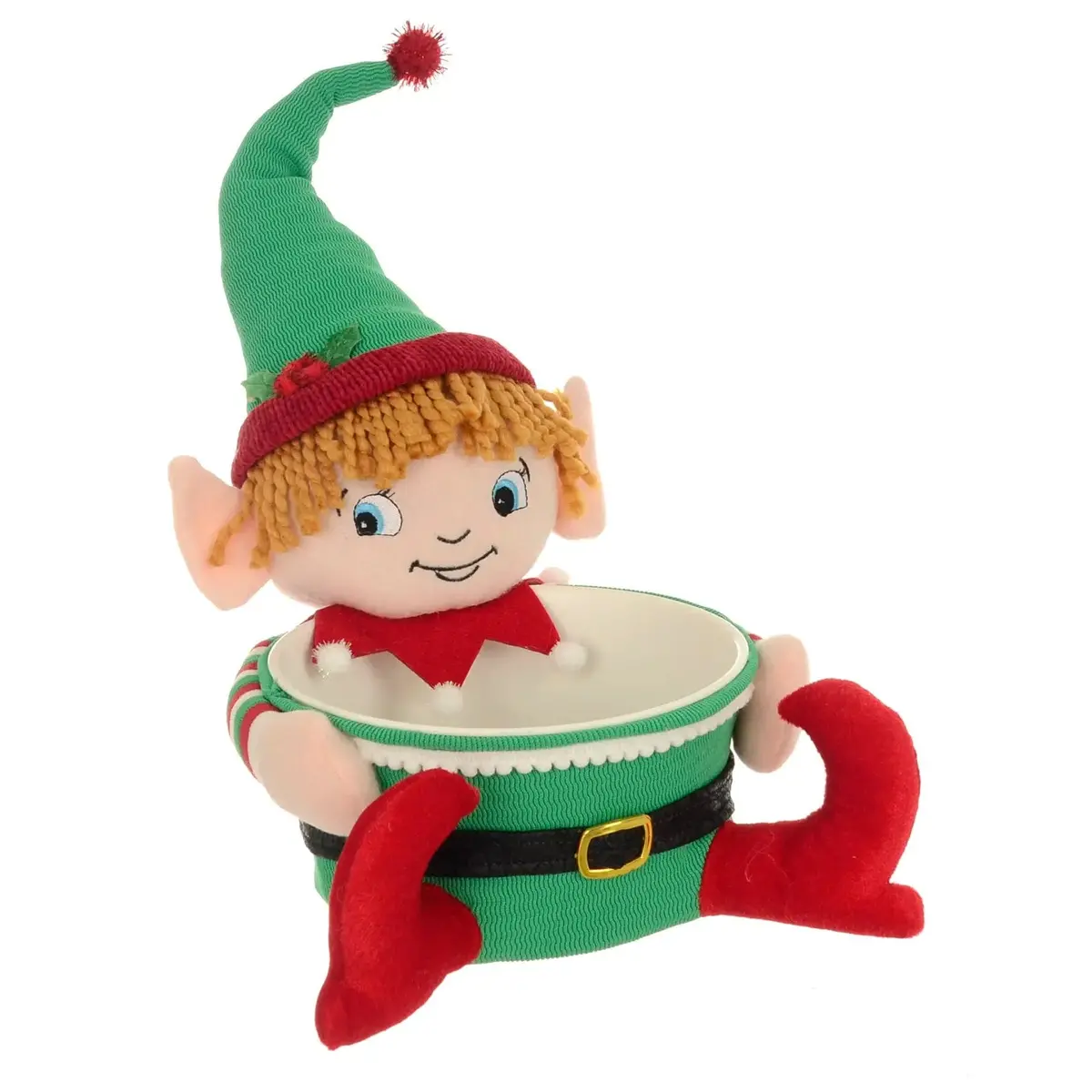 Mr Crimbo Christmas Elf Candy Holder Treats Basket Festive 40Cm 1