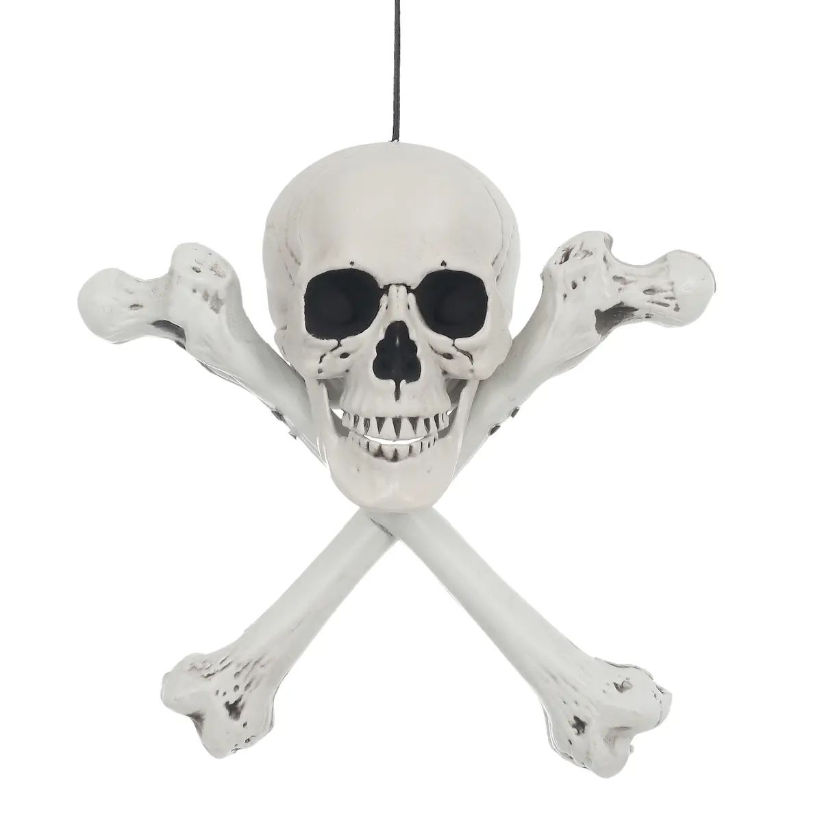 Hanging Skull & Crossbones Halloween Party Prop Decoration 42Cm 1
