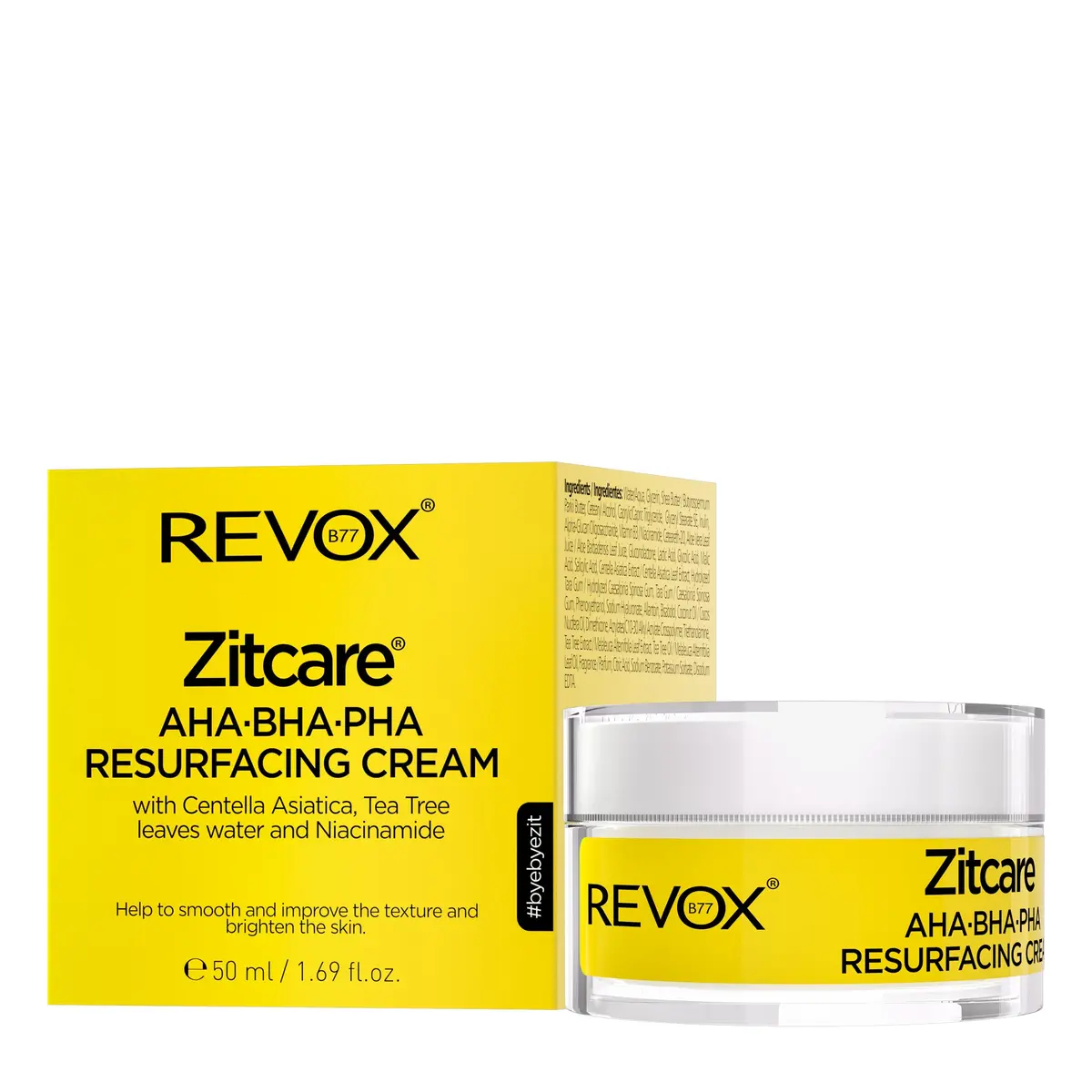 Crema Rejuvenecedora Para Piel Grasa O Con Acné Zitcare Aha · Bha · Pha - Outlet Revox B77 1