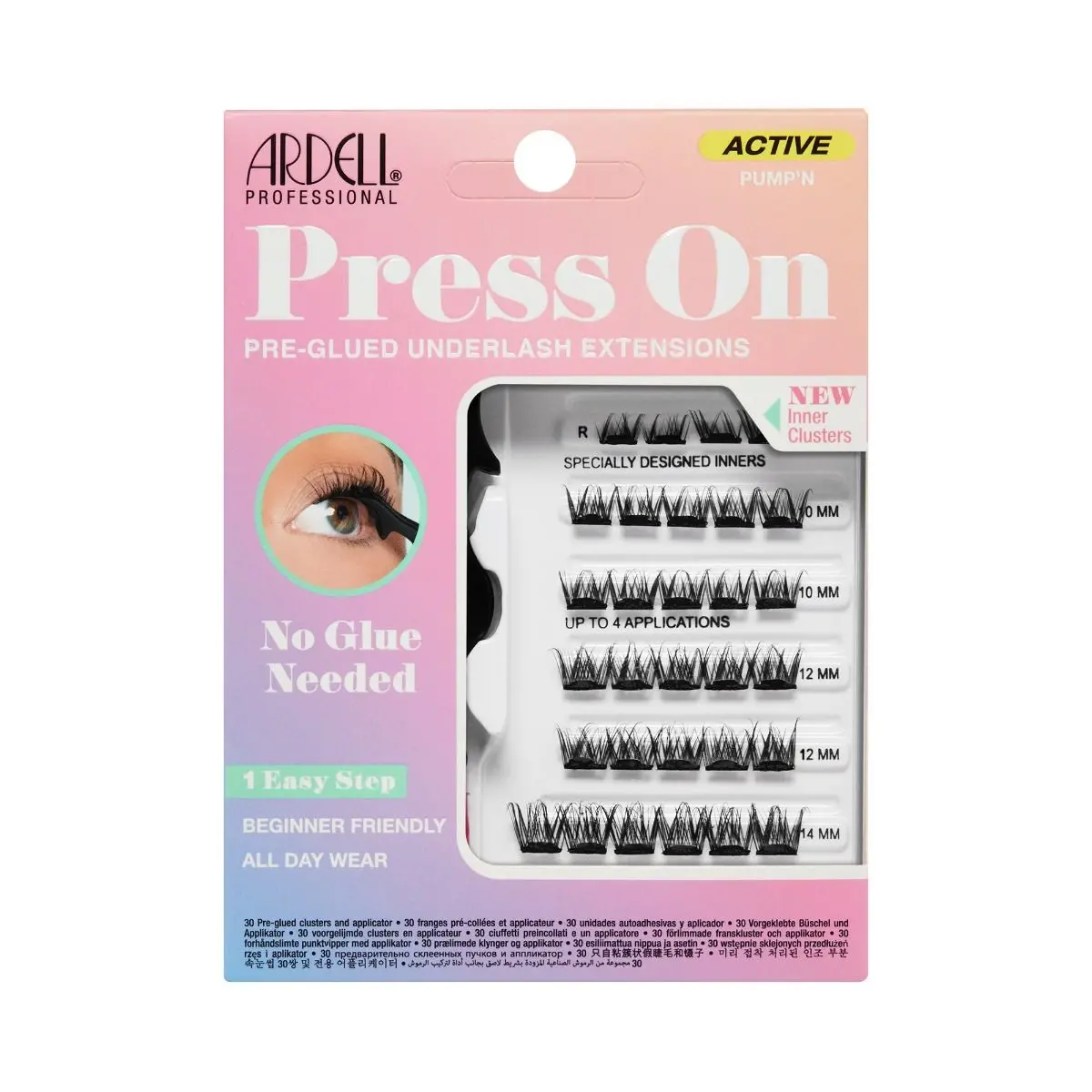 Pestañas Postizas Active Lash Press On Pump'n - Ardell 1