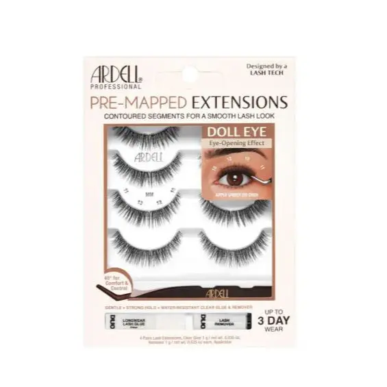 Extensiones De Pestañas Pre Mapeadas Doll Eye - Ardell 1