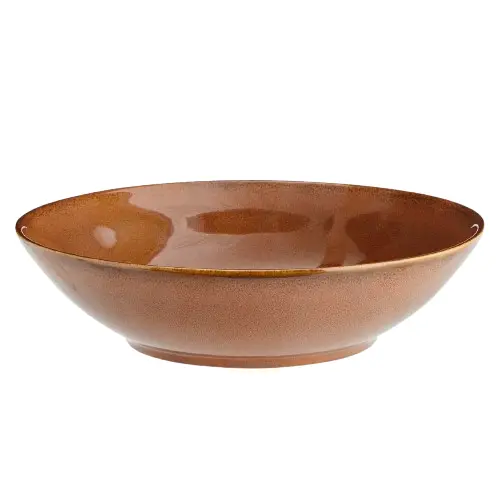 Bowl L - Stoneware - Cinnamon 1