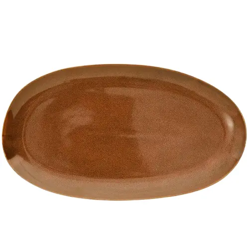 Dinerbord Ovaal - Stoneware - Cinnamon 1