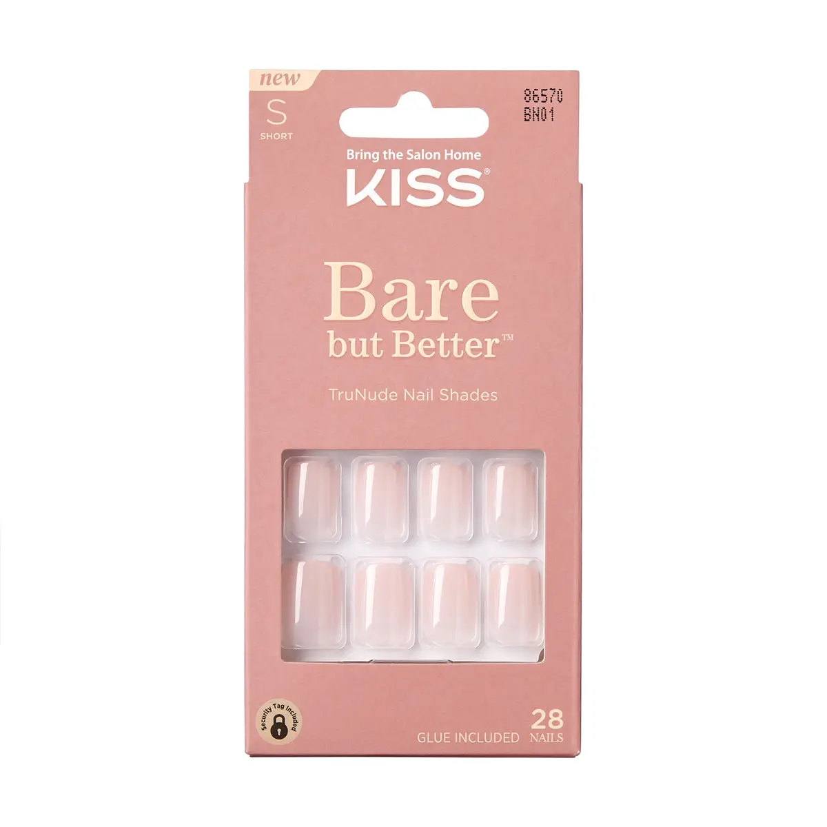 Bare But Better Nails Uñas Potizas Nudies - Kiss 1