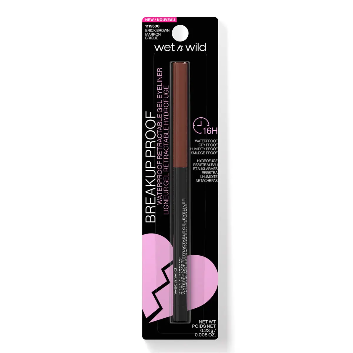 Breakup Proof Delineador En Gel Retractil Brown - Wet N Wild 1