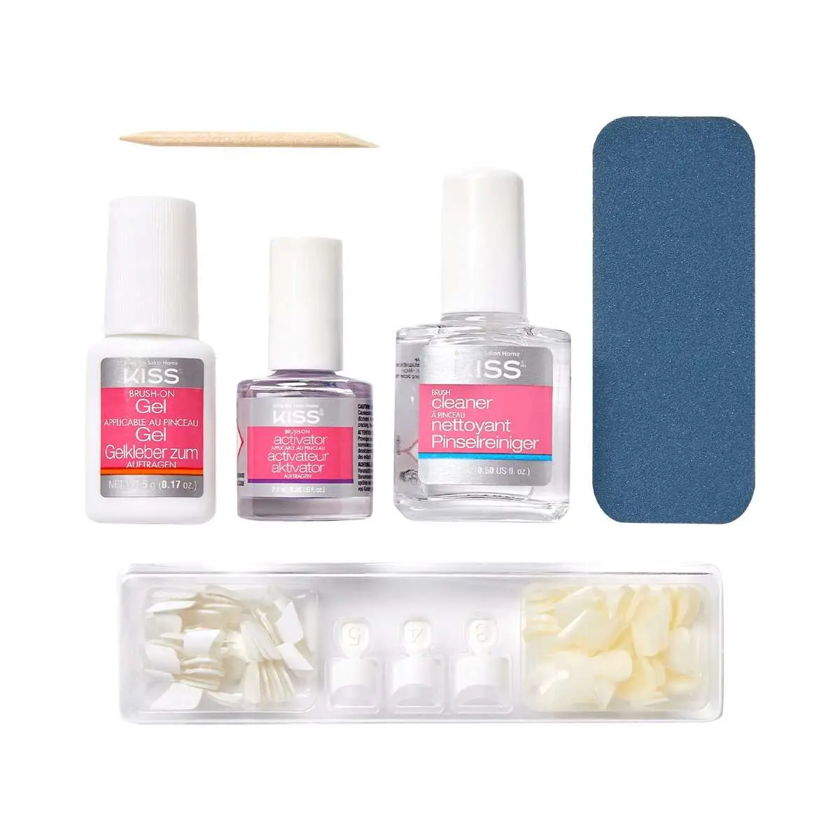 Brush On Gel Nail Kit - Kiss 1