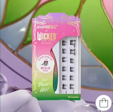 Pestañas Postizas Wicked X Impress Tap To Bubble - Kiss 1