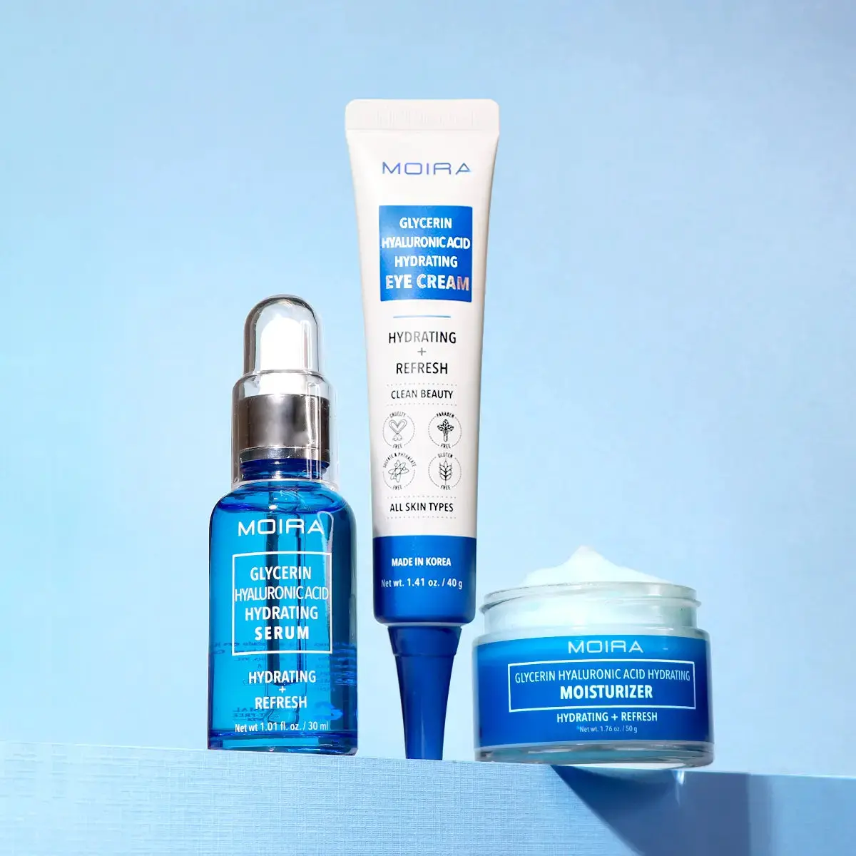 Kit Skincare Hidratante Glicerina Y Ac Hialurónico - Moira 1