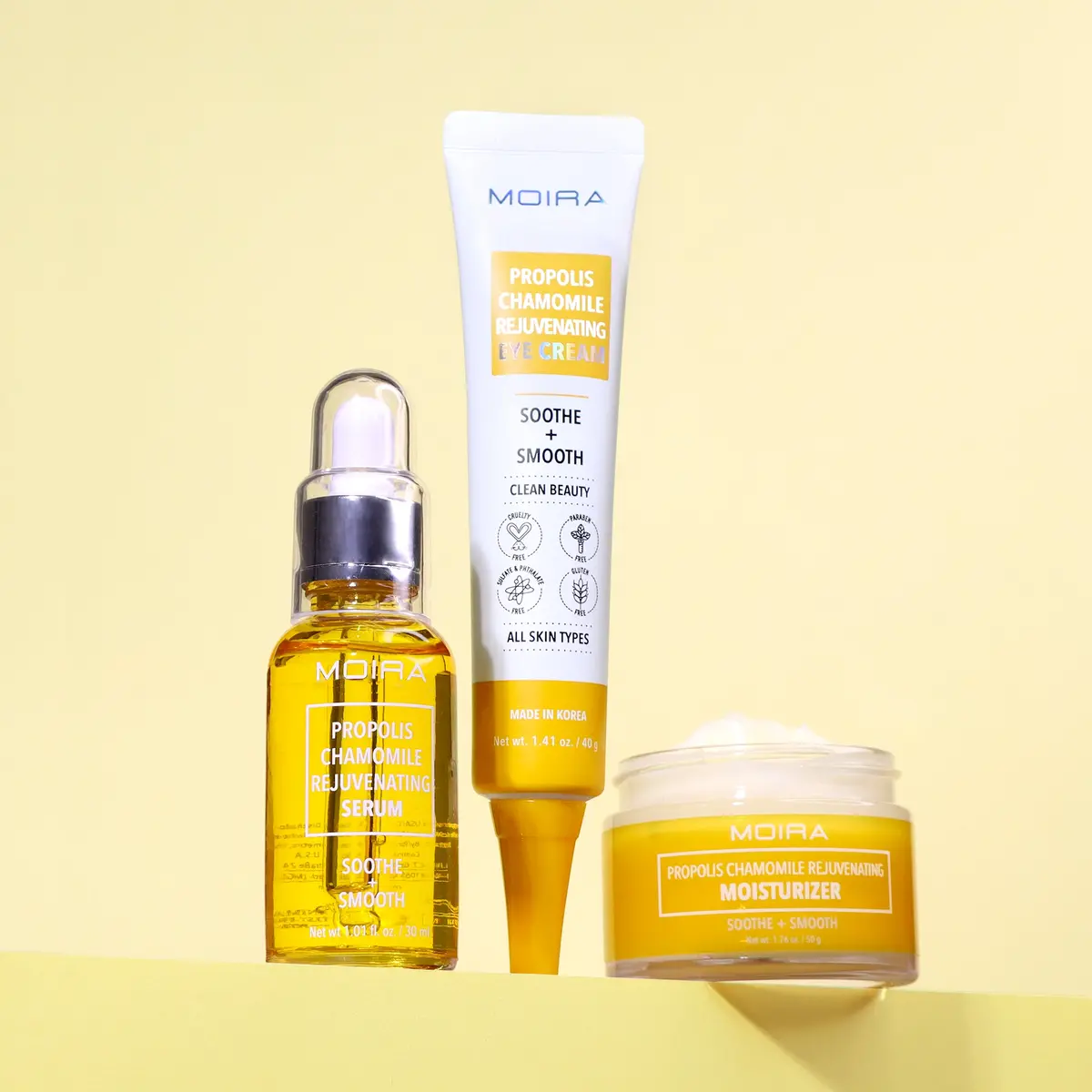 Kit Skincare Anti Edad Propóleo Y Manzanilla - Moira 1