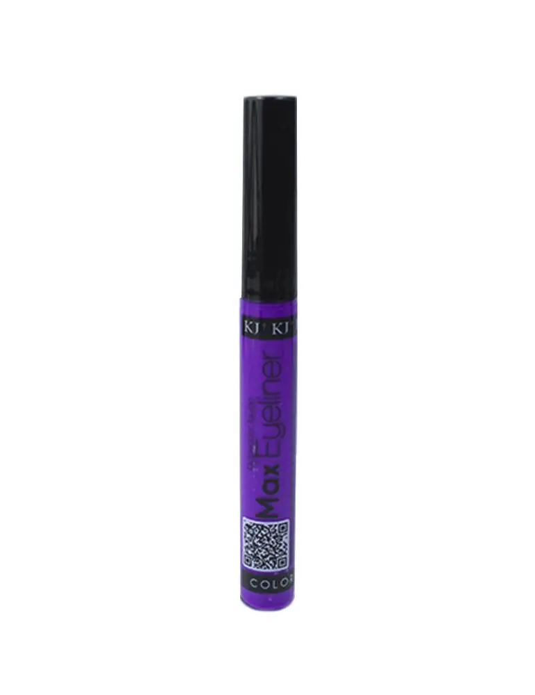 Delineador Líquido Maxeyeliner 52 Morado Metalico - Kj Beauty 1