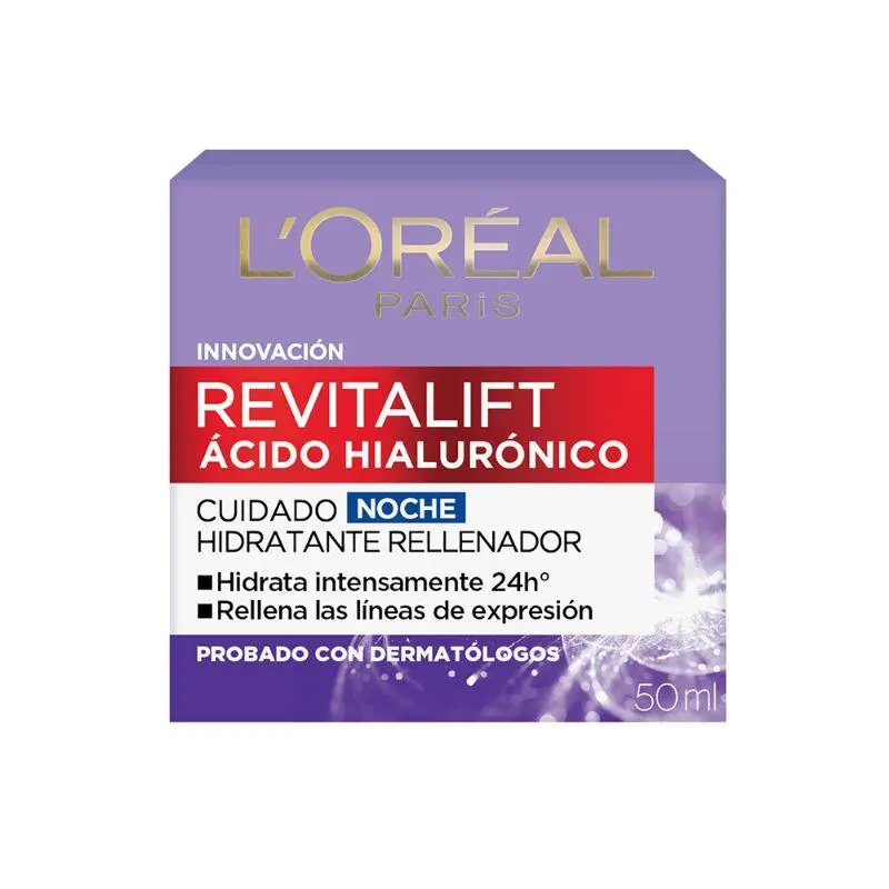 Crema De Noche Revitalift Ácido Hialurónico - Loreal Dermo Expertise 1