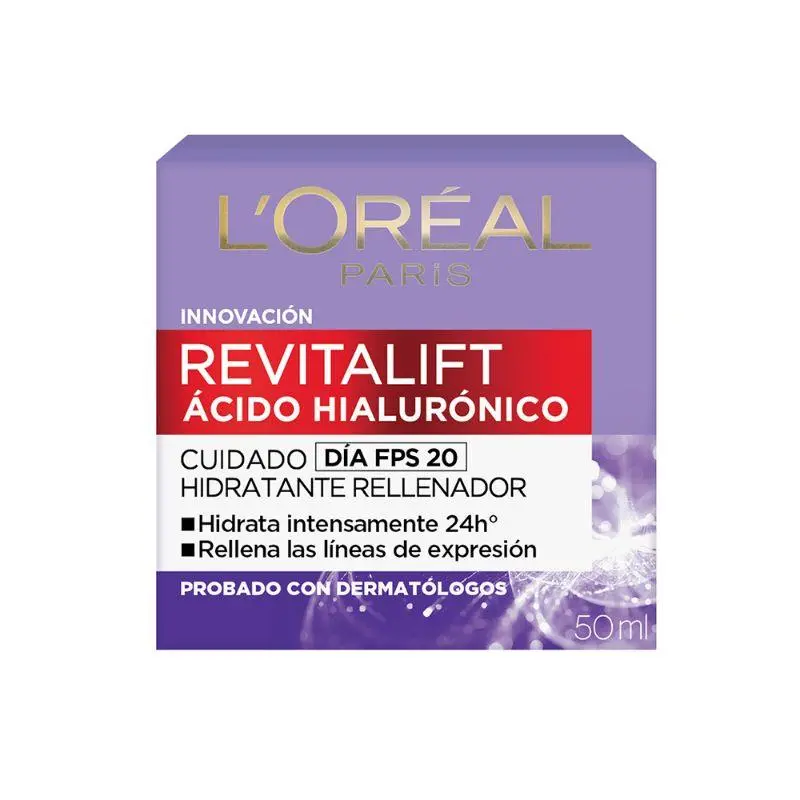 Revitalift Ácido Hialurónico Crema De Día Fps 20 - Loreal Dermo Expertise 1