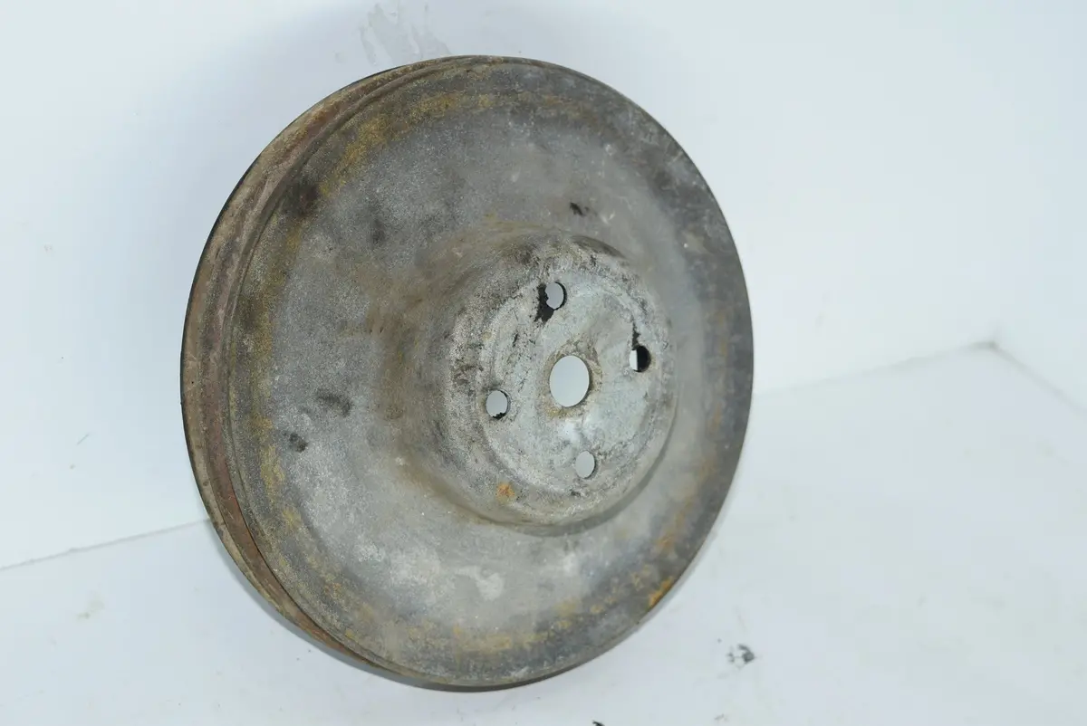 Fan Pulley ,2 Groove, Ps Used 63 64 Pontiac 1