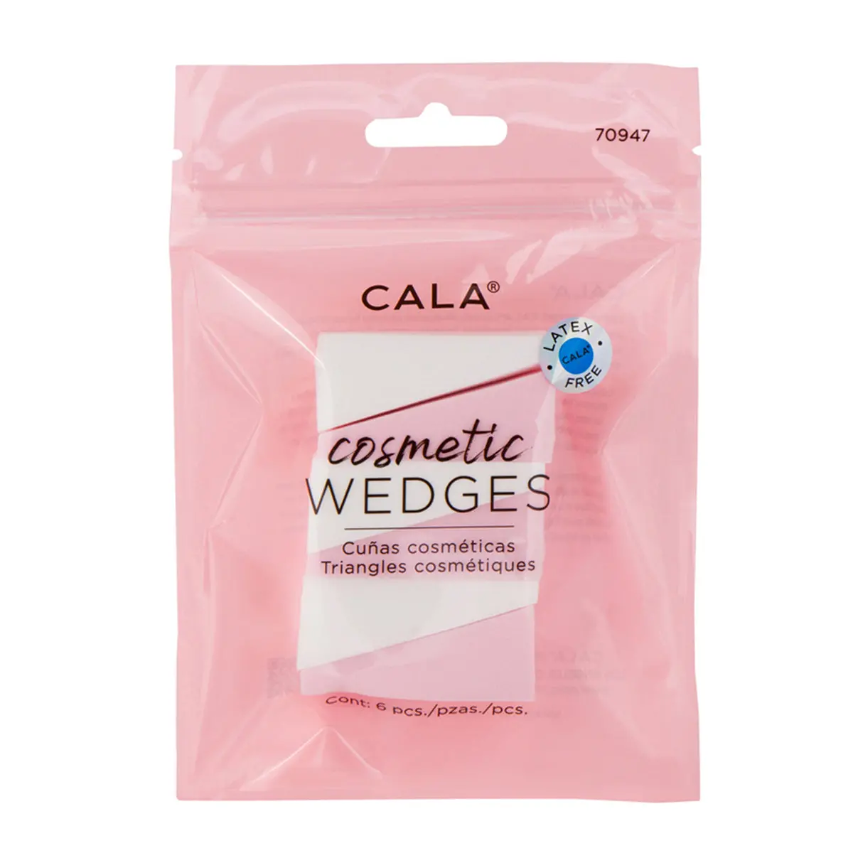 Esponjas Cuñas Para Maquillaje Sin Látex 6 Piezas - Cala 1