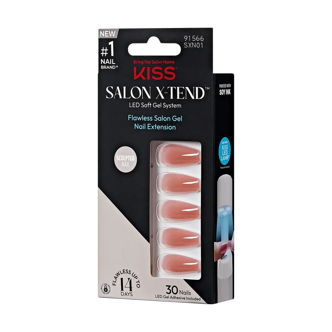 Uñas Postizas Salon X-Tend Flowers - Kiss 1