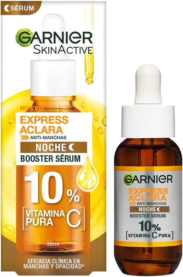 Express Aclara Serum De Noche Vitamin C 30Ml - Garnier Skin Active 1