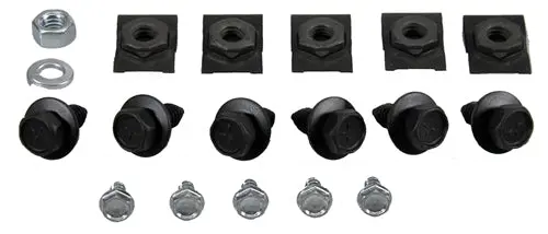 Front Spoiler Mounting Nuts & Bolts, New, 67-69 Camaro 1