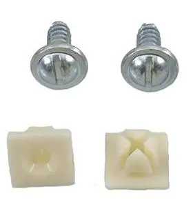 License Plate Mount Kit, 4 Pcs, New 1