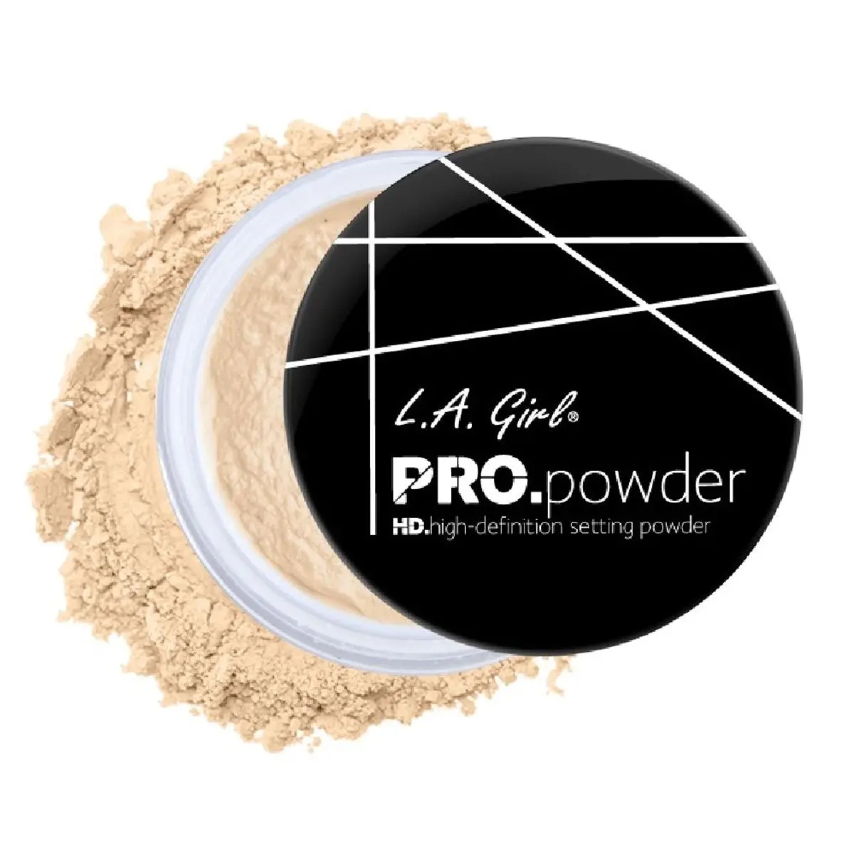 Polvo Fijador Pro Setting Hd Banana Yellow - La Girl 1