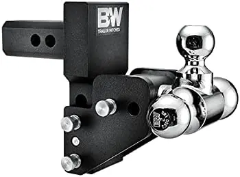 B&W Trailer Hitches Multipro Tow & Stow - Fits 2" Receiver, Tri-Ball (1-7/8" X 2" X 2-5/16"), 2.5" Drop, 10,000 Gtw - Ts10064bmp 1