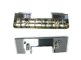 Door Arm Rest Bases, Chrome, Pair, New, 64-67 Chevelle Gto Nova 1
