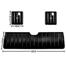 Tailgate Access Panels ,3Pcs New, 64-67 Elcamino 1