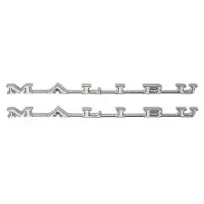 Fender Emblems "Malibu" 71-73 Pair, New 1