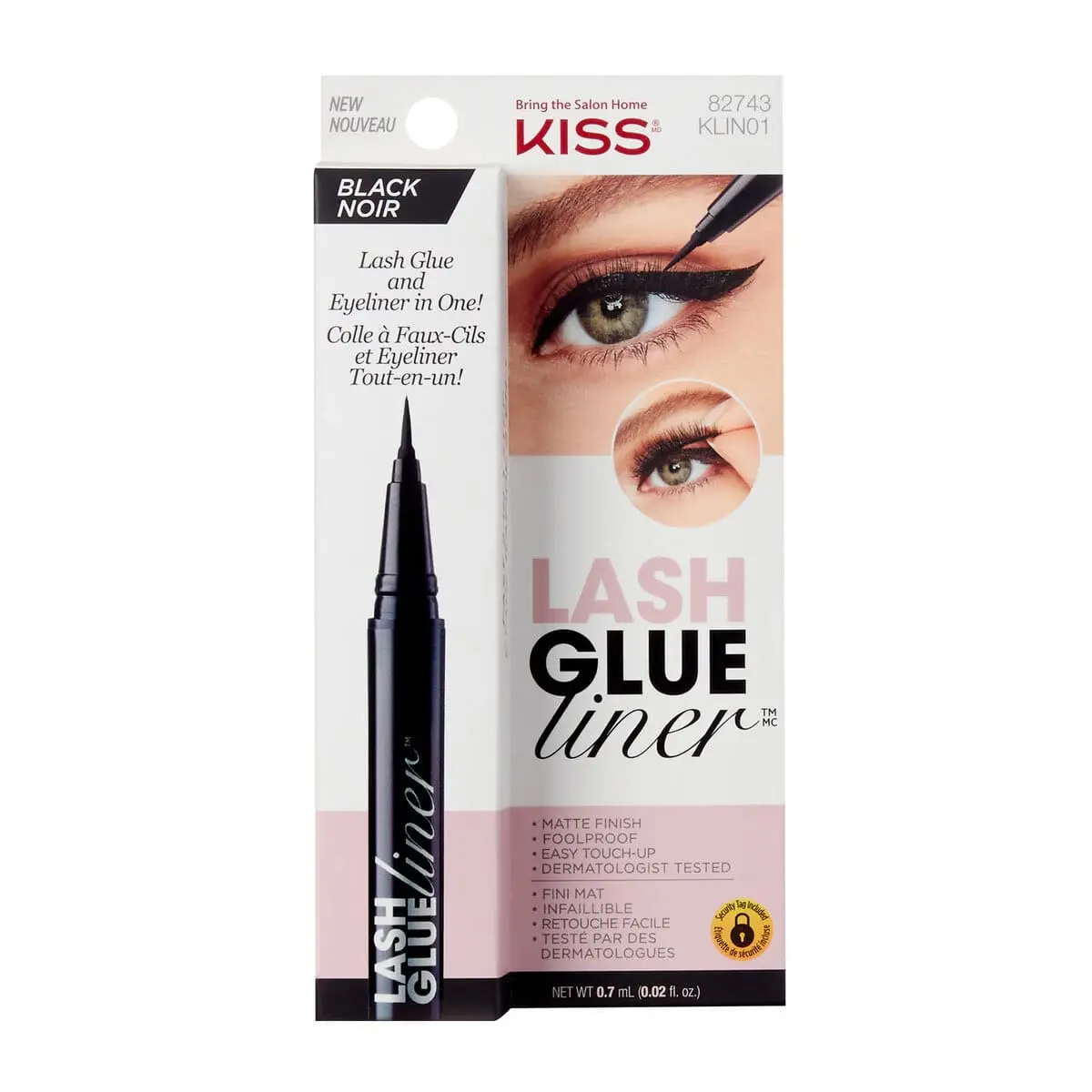 Lash Glue Pegamento De Pestañas Negro - Kiss 1