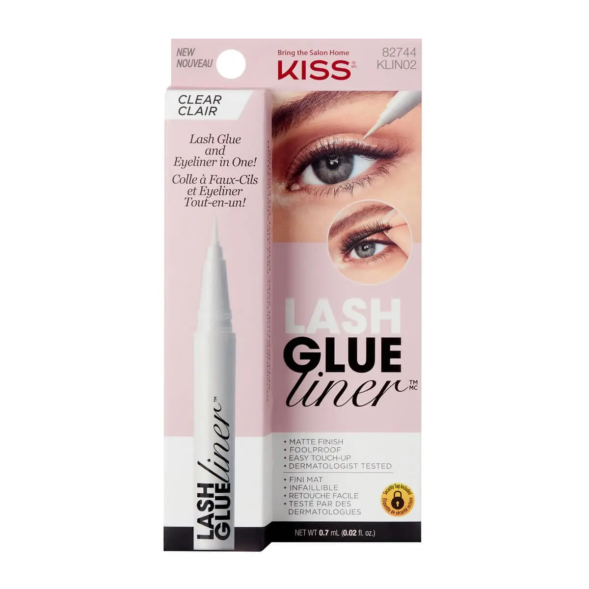 Lash Glue Pegamento De Pestañas Transparente - Kiss 1