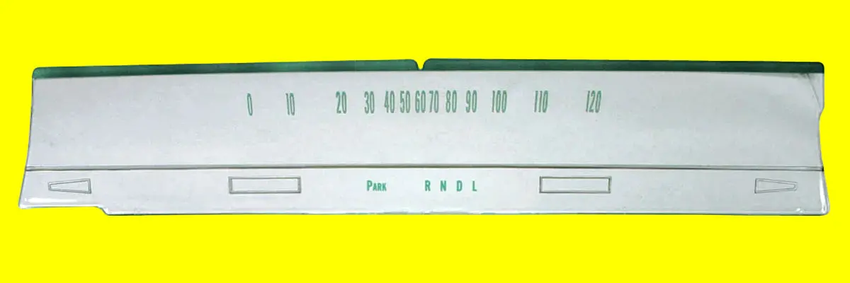 Dash Gauge Lens ,Column Shift Pg,New 66 67 Chevelle 1