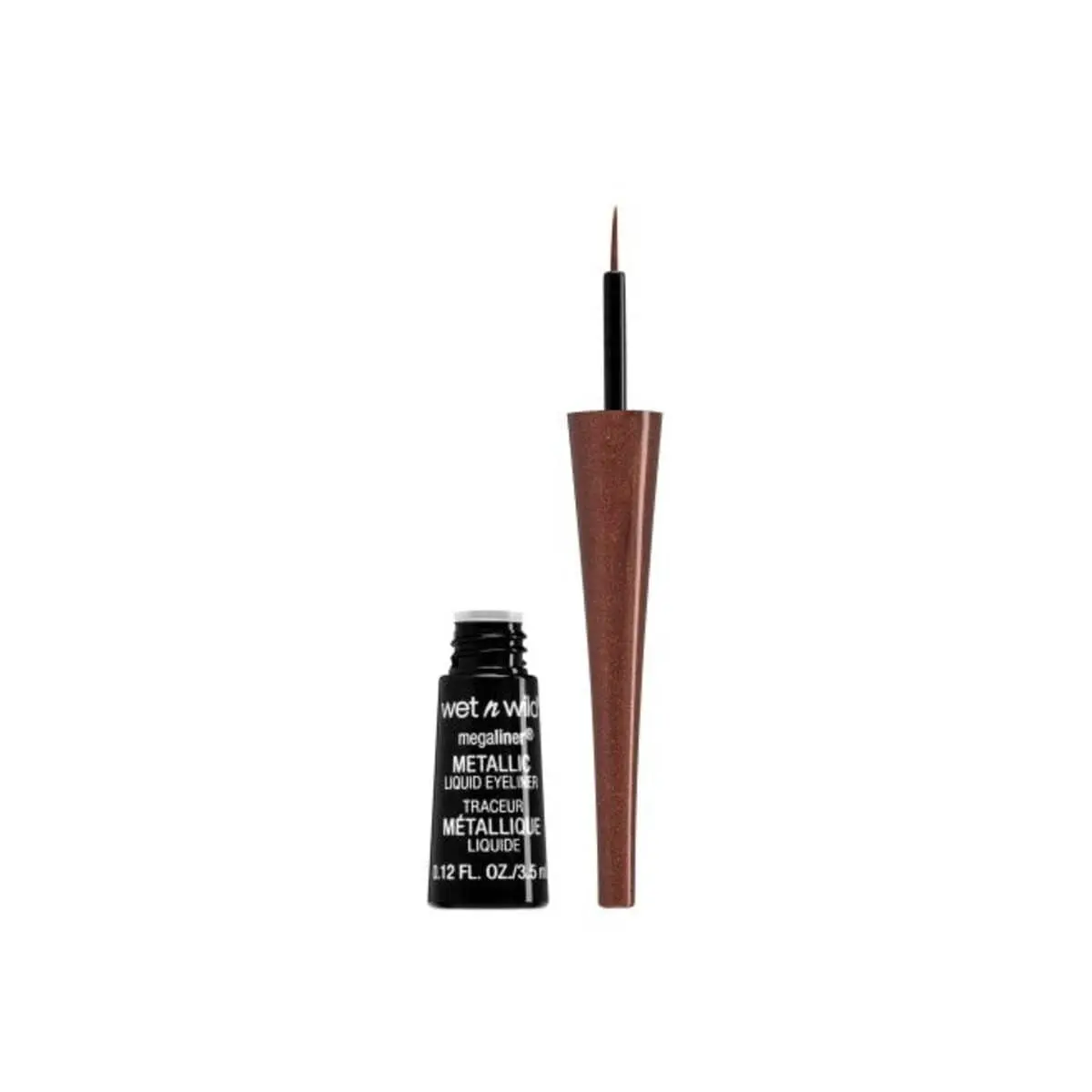 Megaliner Delineador Líquido Metálico Brown - Wet N Wild 1