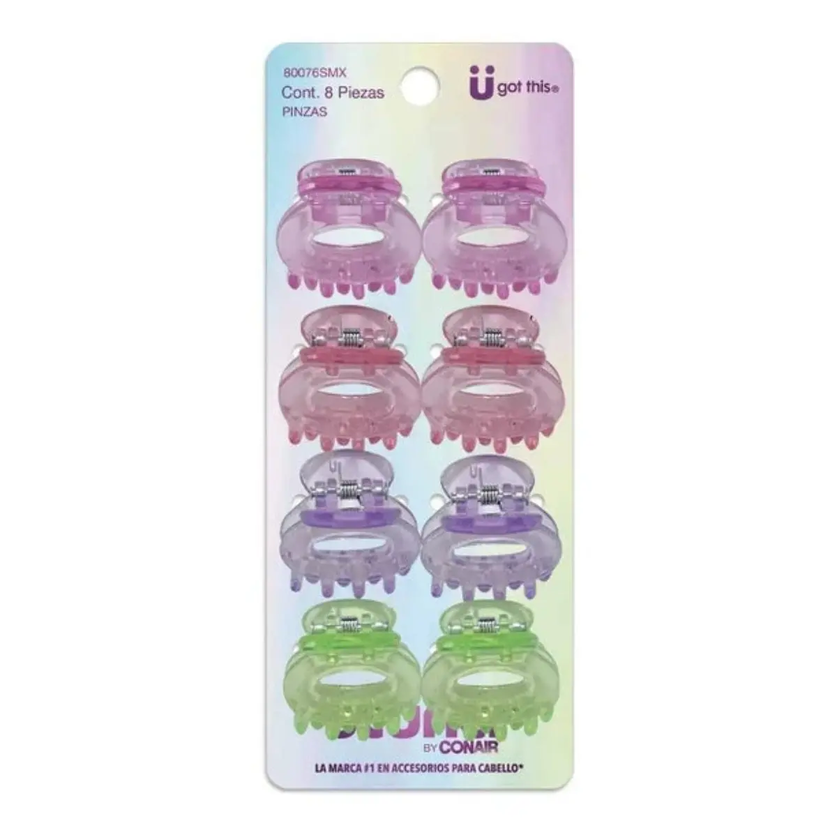 Mini Pinzas Para Cabello 8 Pzas – Scunci 1