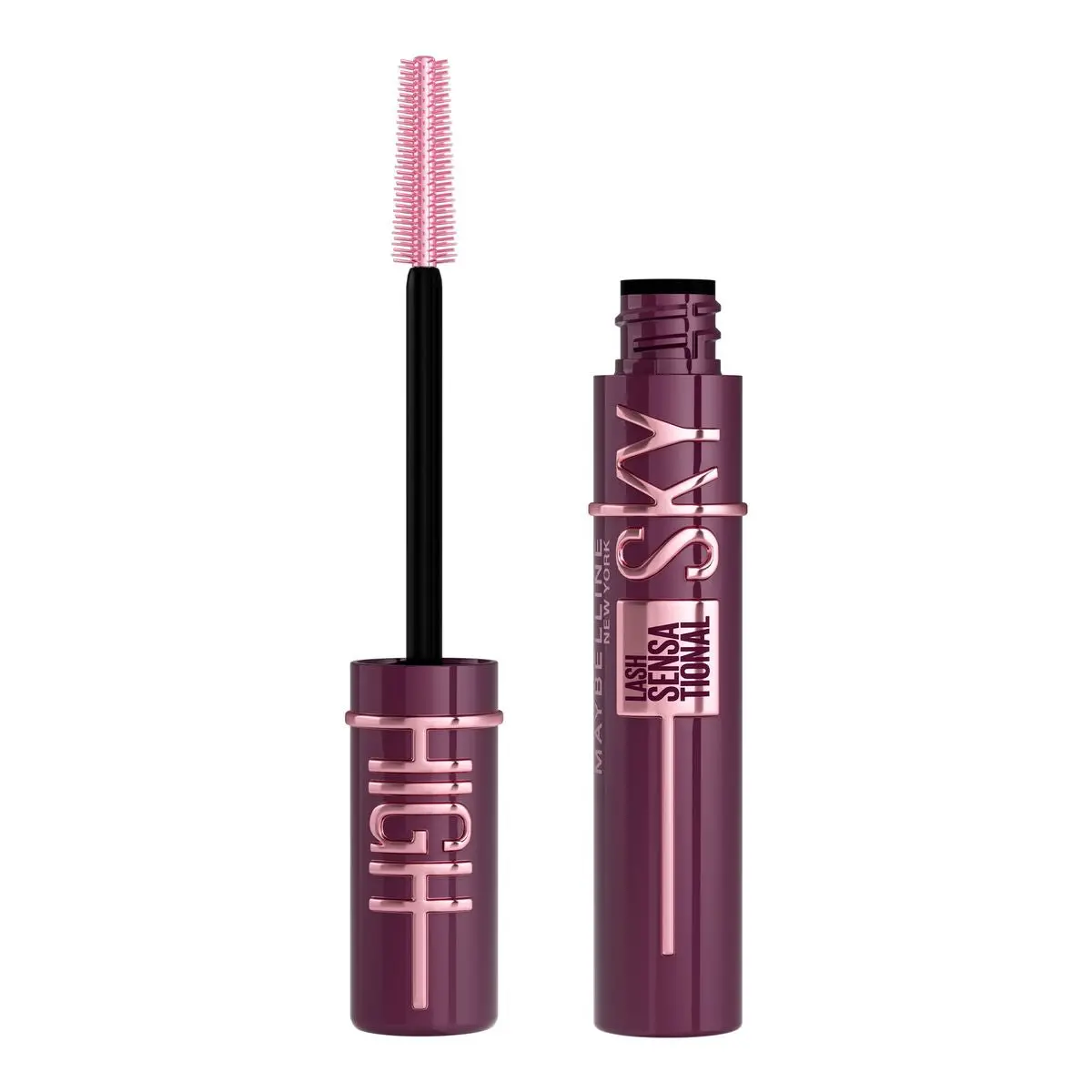 Mascara Para Pestañas Sky High Burgundy Haze - Maybelline 1