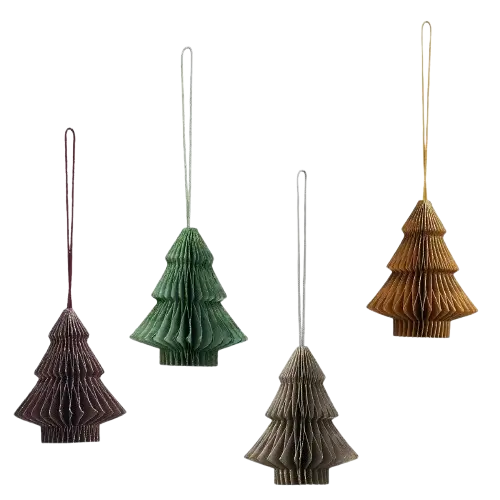 Hangende Kerstboompjes Set / 4 1