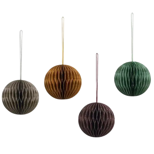 Hangende Kerstballen Set / 4 1