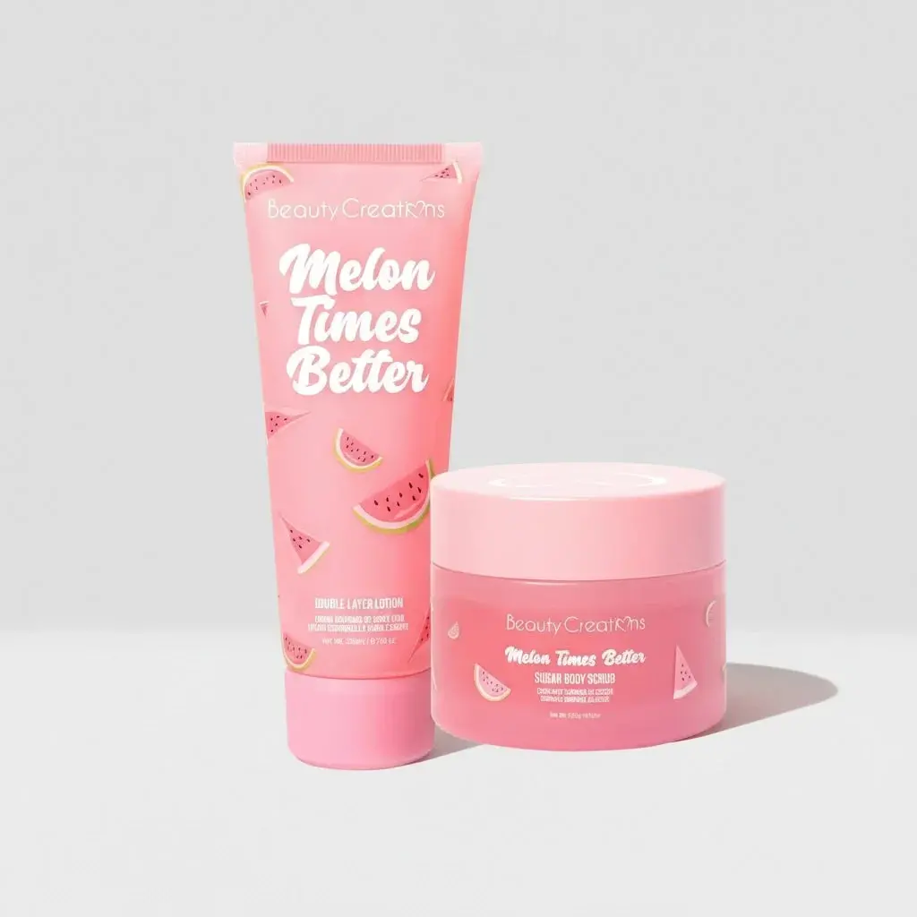 Duo Corporal Crema + Exfoliante Melon Times Better - Beauty Creations 1