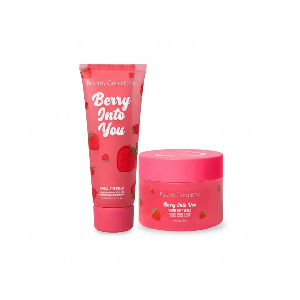 Duo Corporal Crema + Exfoliante Berry Into You - Beauty Creations 1