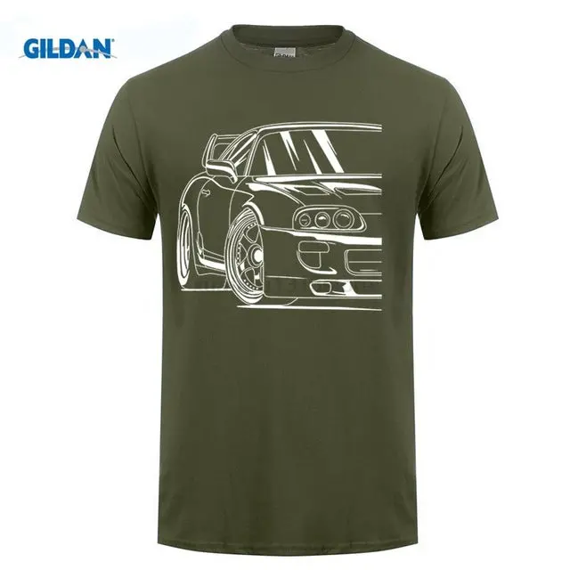 Mens Race Car 2Jz Jdm Toyota Supra Mk4 2Jzgte Tee Shirts S-Xxxl Men's T Shirts 100% Cotton Fabric 2