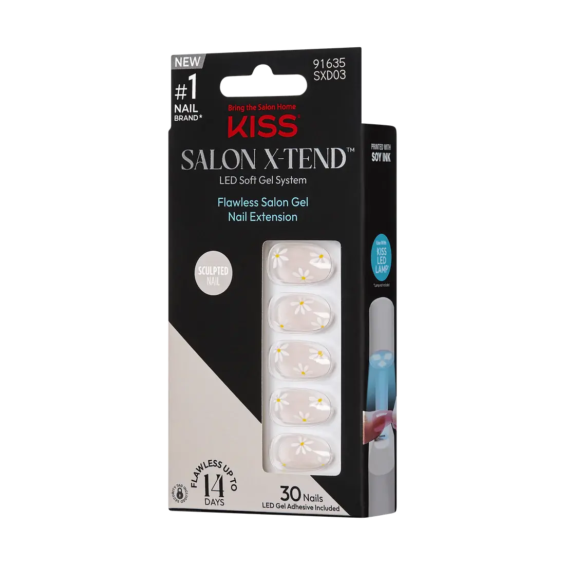 Uñas Postizas Salon X-Tend Red Flags - Kiss 1