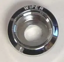 Wiper Switch Bezel ,White New 67 68 Pontiac 1