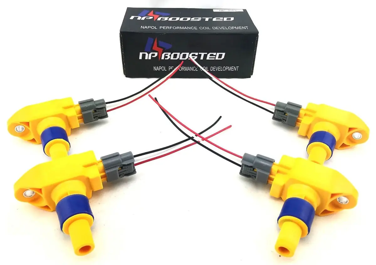 2004-2011 Mazda Rx8 Coil Packs Rx-8 Hi Output Ignition Coils W/ Wire Loom Clips 1