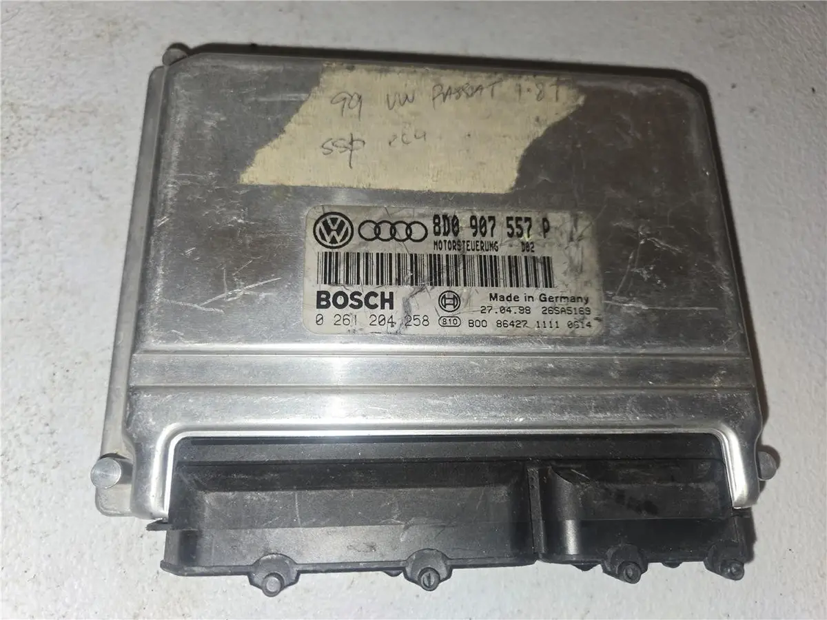 1998 - 2000 Audi Vw Passat 1.8T Engine Control Module Ecu Ecm 8D0 907 557 P Oem 1